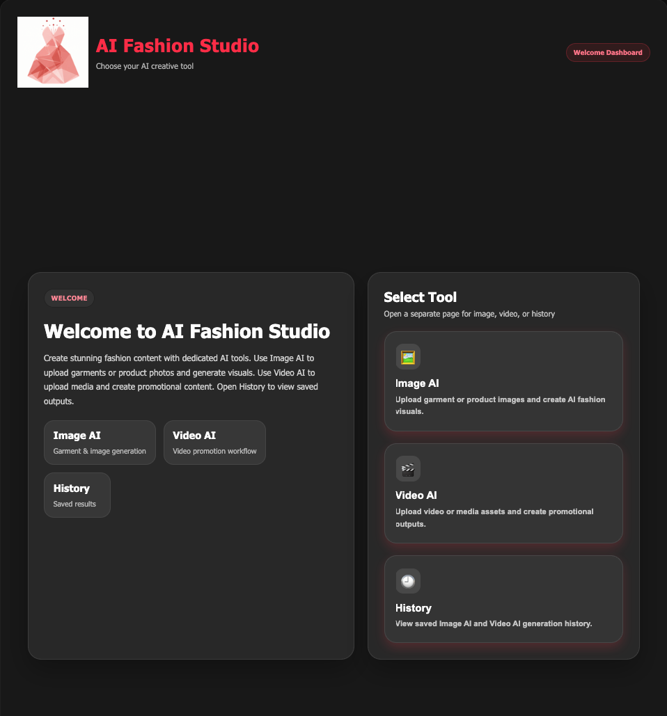 AI Fashion Studio Screenshot